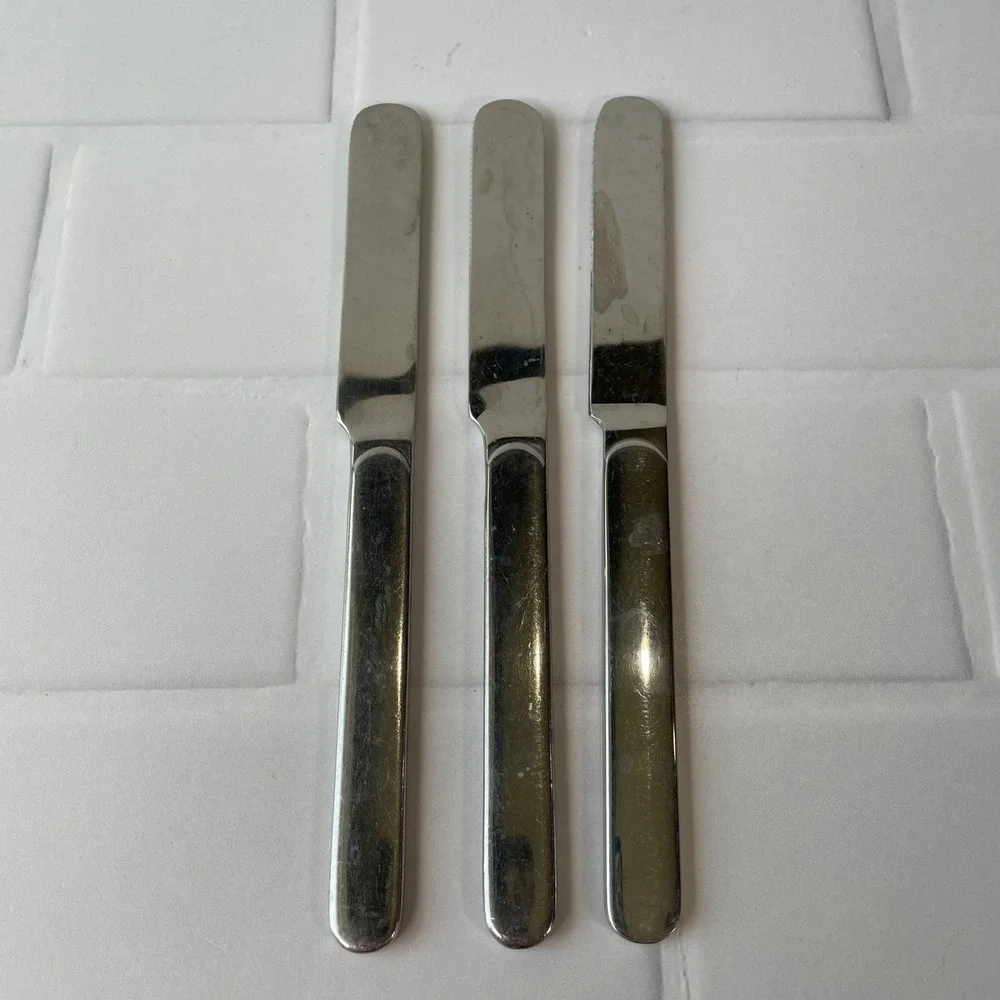 Reed & Barton Middleburg-Marlborough Stainless Dinner Knives Set of 3